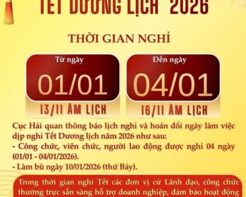 Hải quan bảo đảm thông quan cho doanh nghiệp Tết Dương lịch 2026