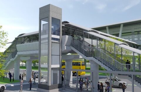 TP.HCM lắp 8 thang máy cầu vượt bộ hành Metro số 1