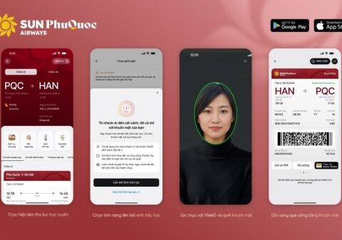 Từ ngày 1/1/2026, hành khách Sun PhuQuoc Airways có thể làm thủ tục bay bằng sinh trắc học