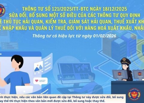 Thông tư 121/2025/TT-BTC: Nhiều quy định mới có lợi cho cả hải quan và doanh nghiệp