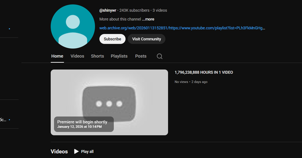 YouTube xuất hiện video dài 140 năm, thực hư ra sao?