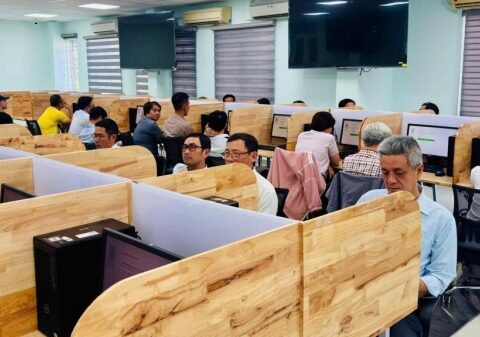 Trường Đại học Tài chính – Marketing tổ chức thành công kỳ thi nghiệp vụ chuyên môn đấu thầu kỳ 1/2026