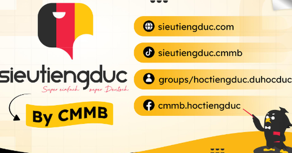 Siêu Tiếng Đức: Kho tài liệu miễn phí thuộc hệ sinh thái CMMB Việt Nam