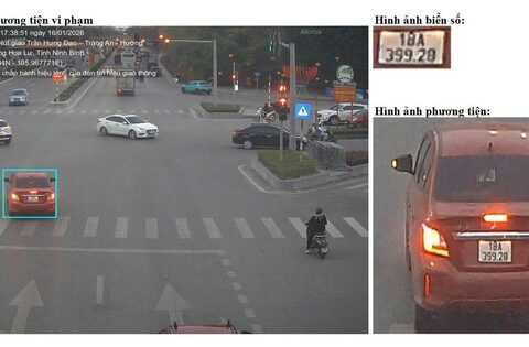 Camera AI phát hiện 416 phương tiện vi phạm tại Ninh Bình chỉ trong một tuần
