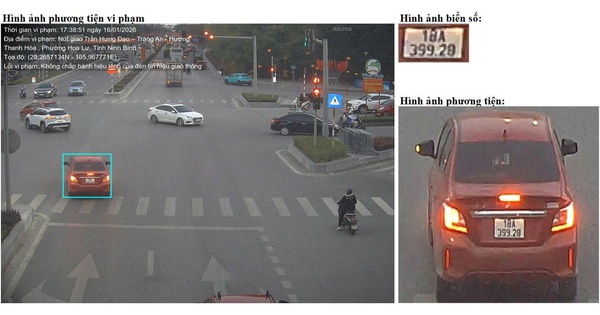 Camera AI phát hiện 416 phương tiện vi phạm tại Ninh Bình chỉ trong một tuần
