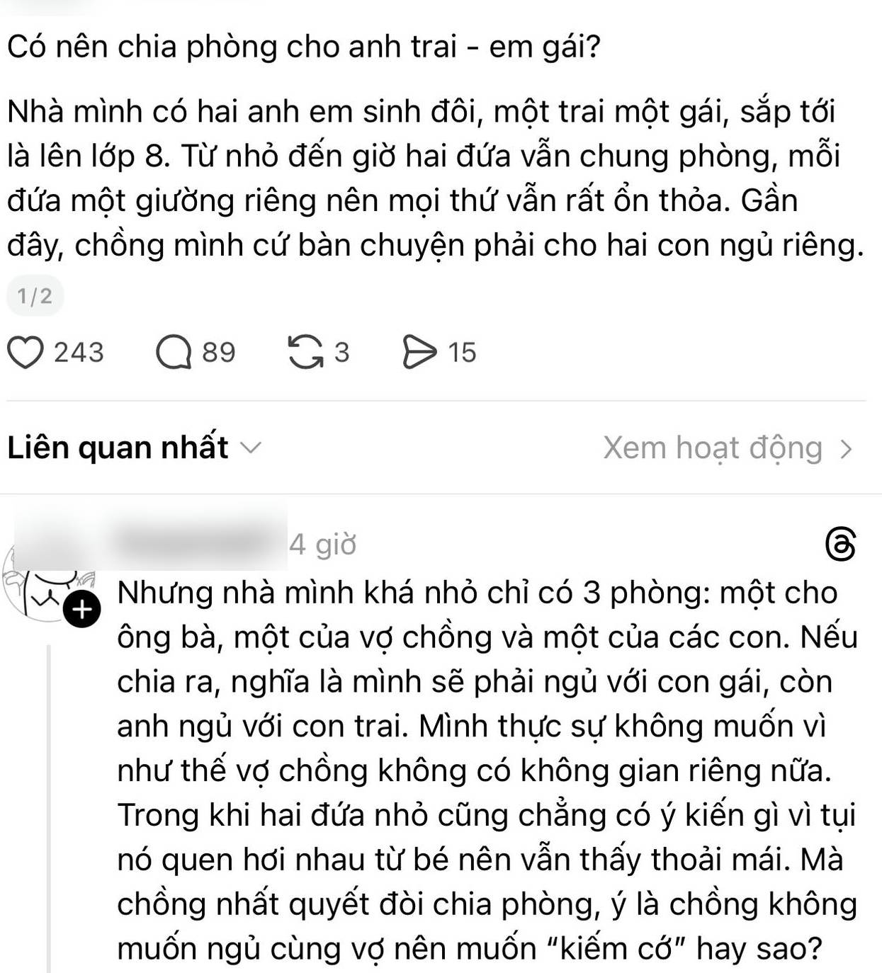 Vợ than chồng 