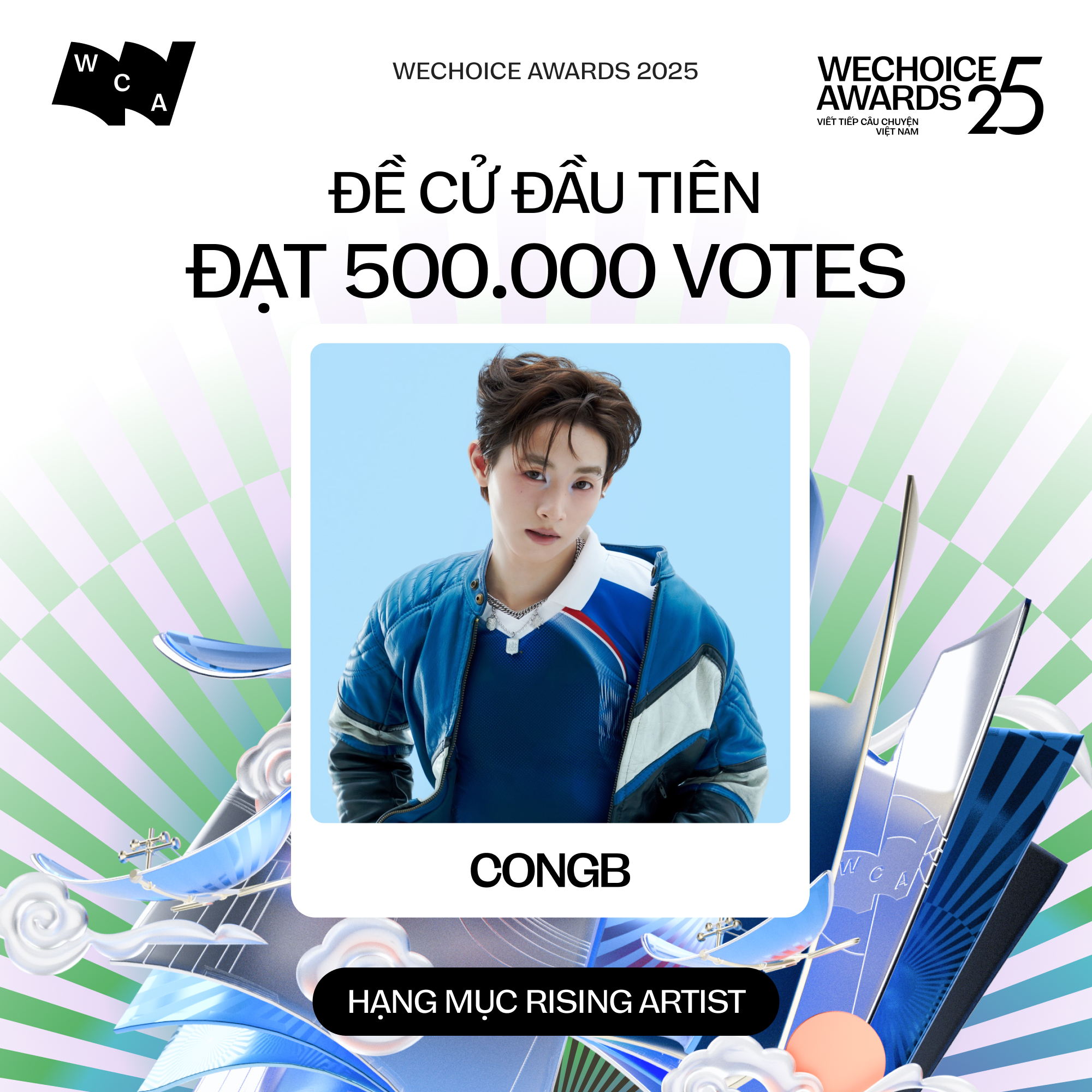 SOOBIN cán mốc nửa triệu vote tại WeChoice Awards, 2 SOOBIN cán mốc nửa triệu vote tại WeChoice Awards, 2