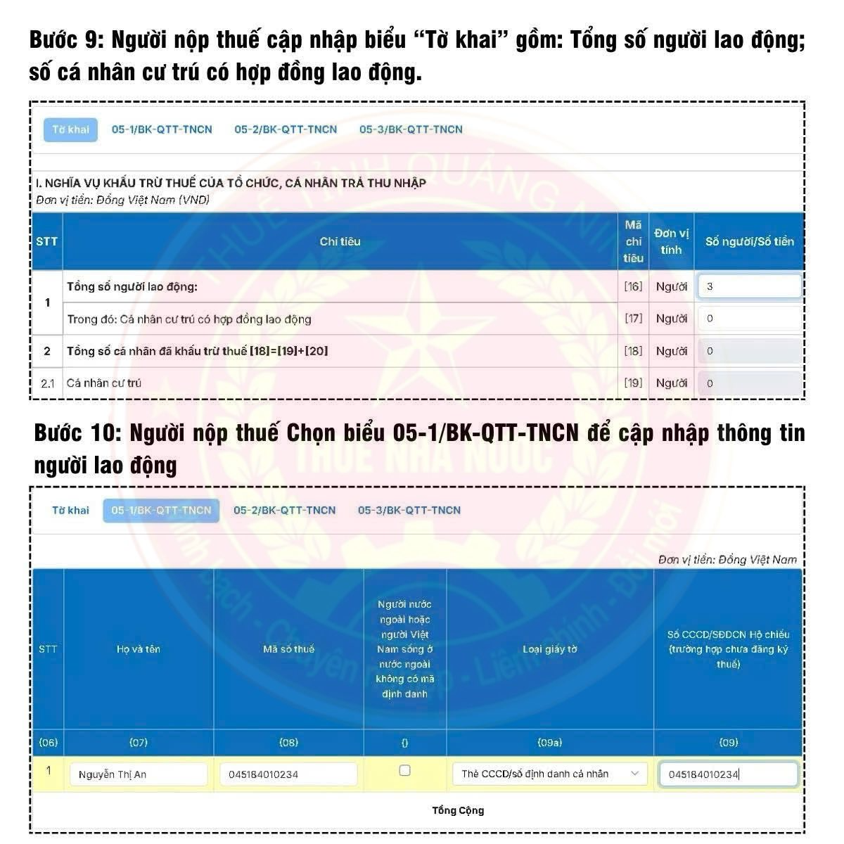 Người nộp thuế lưu ý: Cơ quan thuế hướng dẫn cách quyết toán thuế TNCN online ngay tại nhà- Ảnh 5. Người nộp thuế lưu ý: Cơ quan thuế hướng dẫn cách quyết toán thuế TNCN online ngay tại nhà- Ảnh 5.