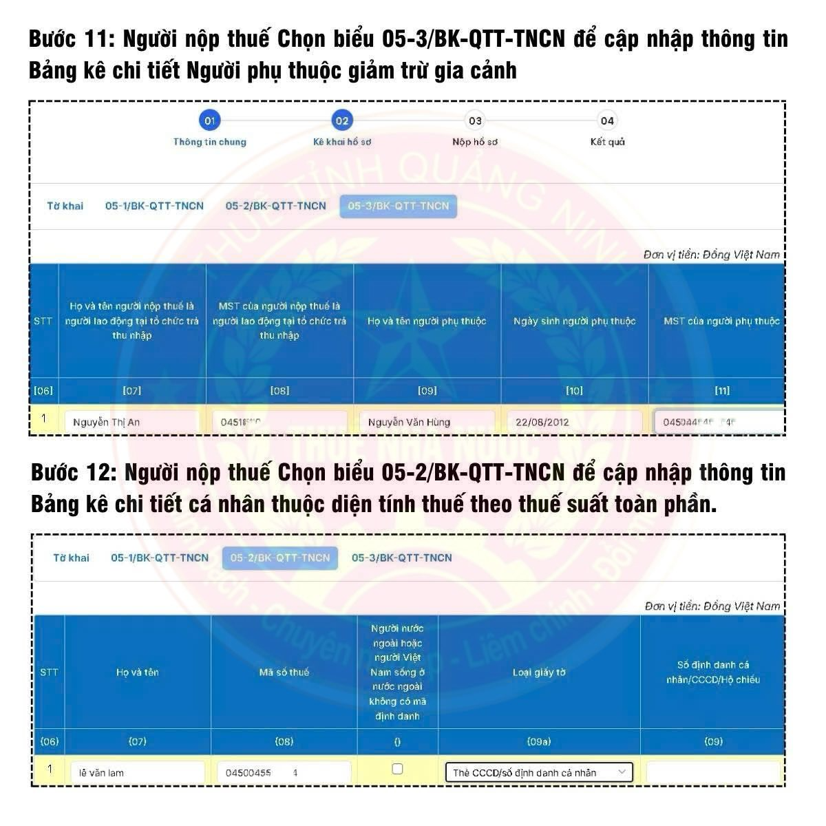 Người nộp thuế lưu ý: Cơ quan thuế hướng dẫn cách quyết toán thuế TNCN online ngay tại nhà- Ảnh 6. Người nộp thuế lưu ý: Cơ quan thuế hướng dẫn cách quyết toán thuế TNCN online ngay tại nhà- Ảnh 6.