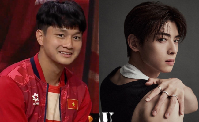 Thủ môn Cao Văn Bình lên tiếng khi bị so sánh với Cha Eun Woo - thiên tài gương mặt đang dính scandal trốn thuế- Ảnh 1.