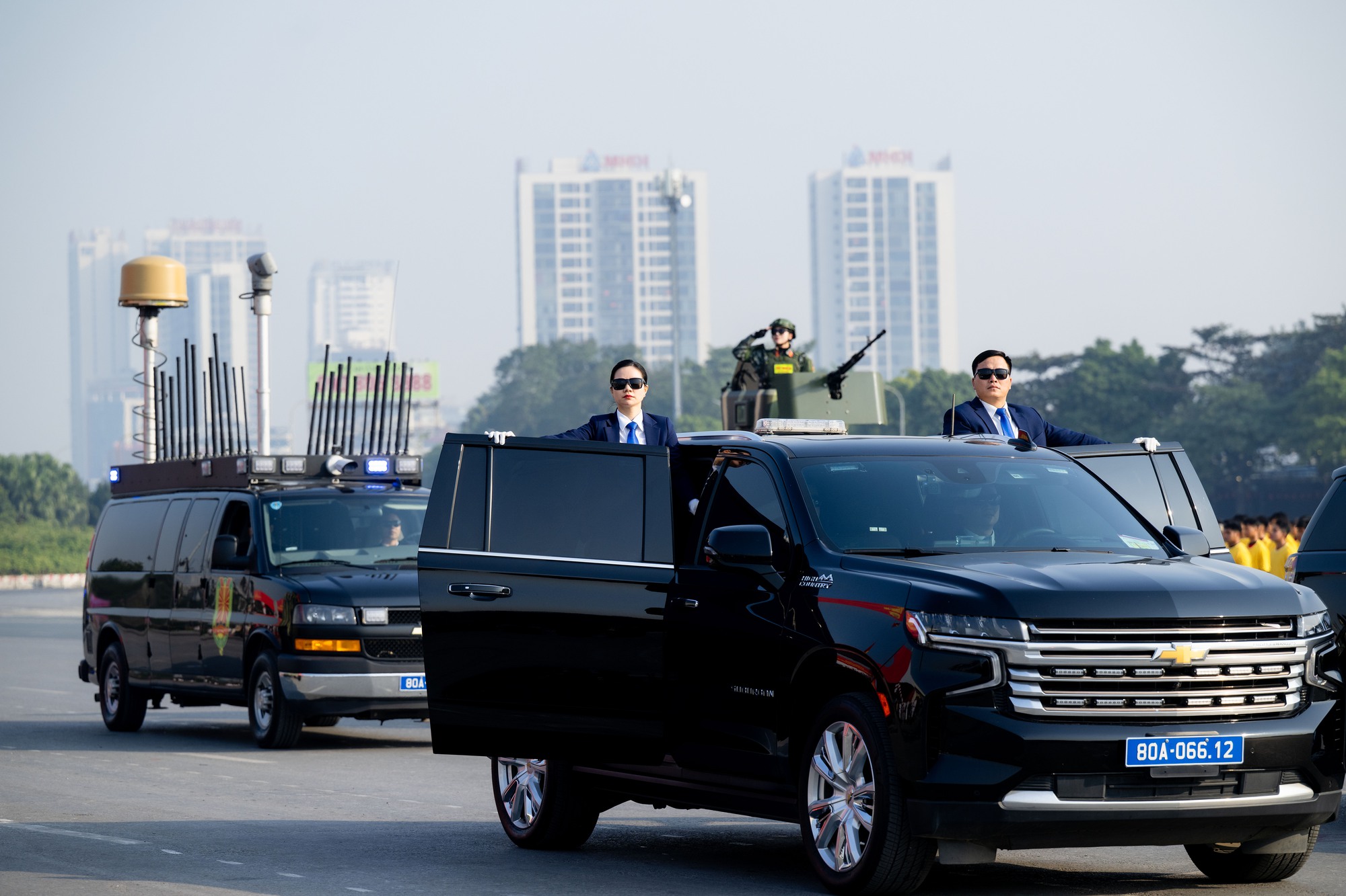 Toàn cảnh Lễ xuất quân và màn diễn tập hoành tráng bảo vệ an ninh Đại hội XIV tại Mỹ Đình- Ảnh 13.