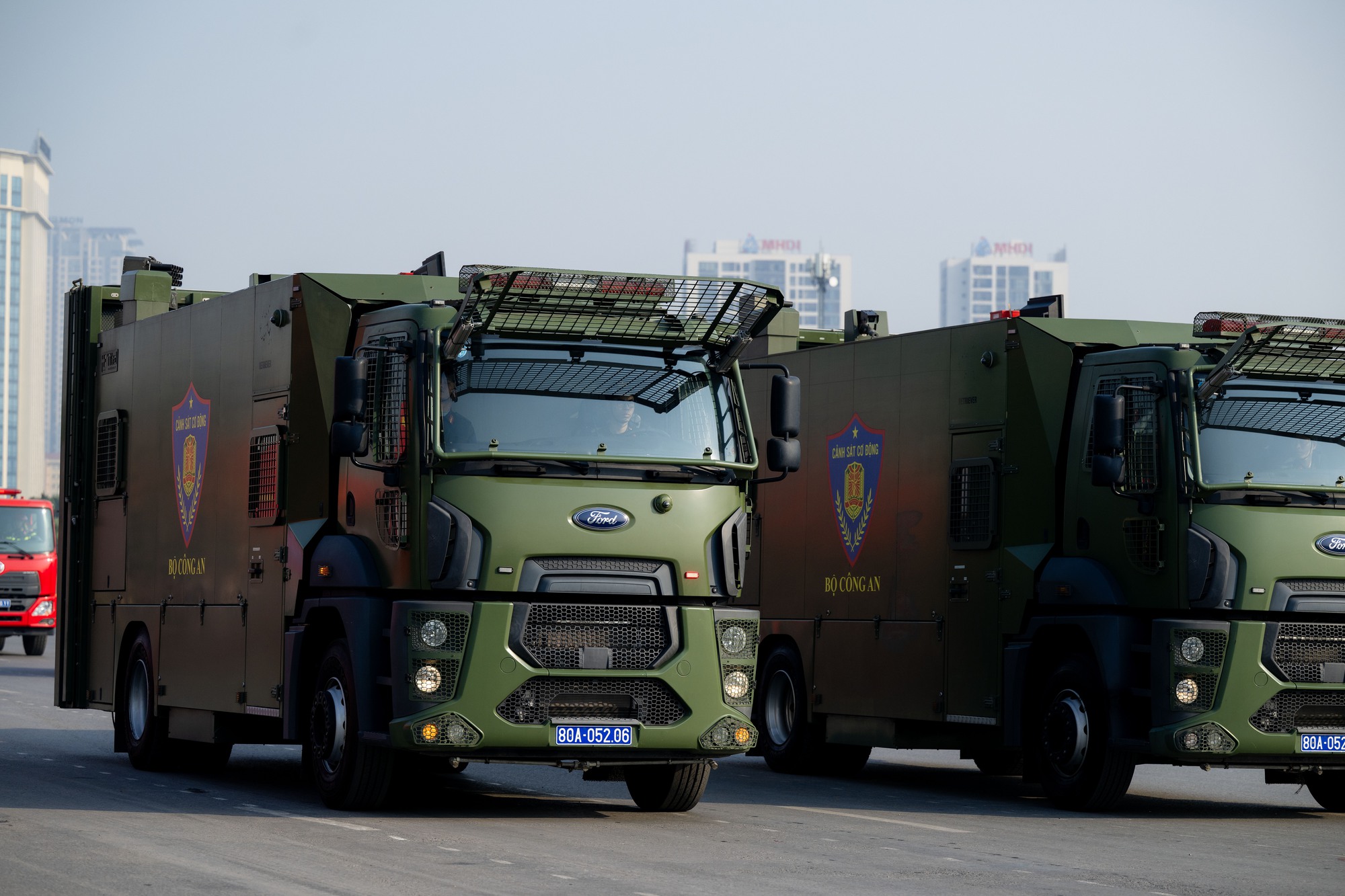 Toàn cảnh Lễ xuất quân và màn diễn tập hoành tráng bảo vệ an ninh Đại hội XIV tại Mỹ Đình- Ảnh 20.