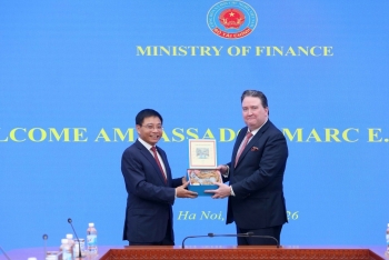 Bộ trưởng Nguyễn Văn Thắng tiếp Đại sứ Hoa Kỳ Marc Knapper đến chào từ biệt
