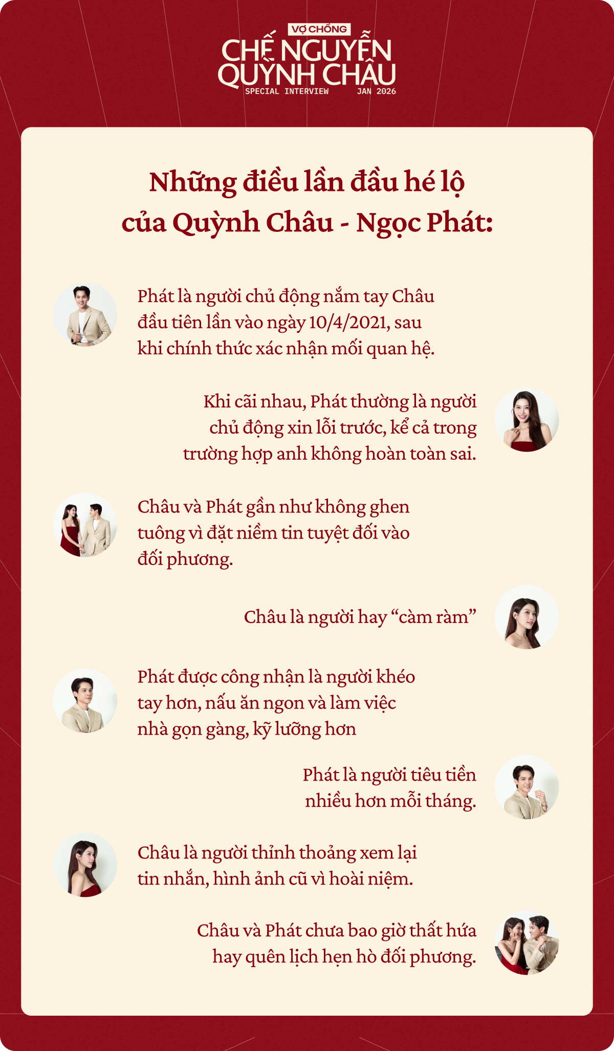 Đầu năm gặp vợ chồng Chế Nguyễn Quỳnh Châu: 