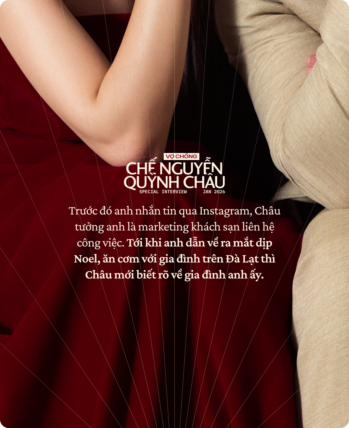 Đầu năm gặp vợ chồng Chế Nguyễn Quỳnh Châu: 