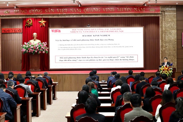 Hà Nội quyết tâm hoàn thành mục tiêu tăng trưởng GRDP trên 11% năm 2026 Hà Nội quyết tâm hoàn thành mục tiêu tăng trưởng GRDP trên 11% năm 2026