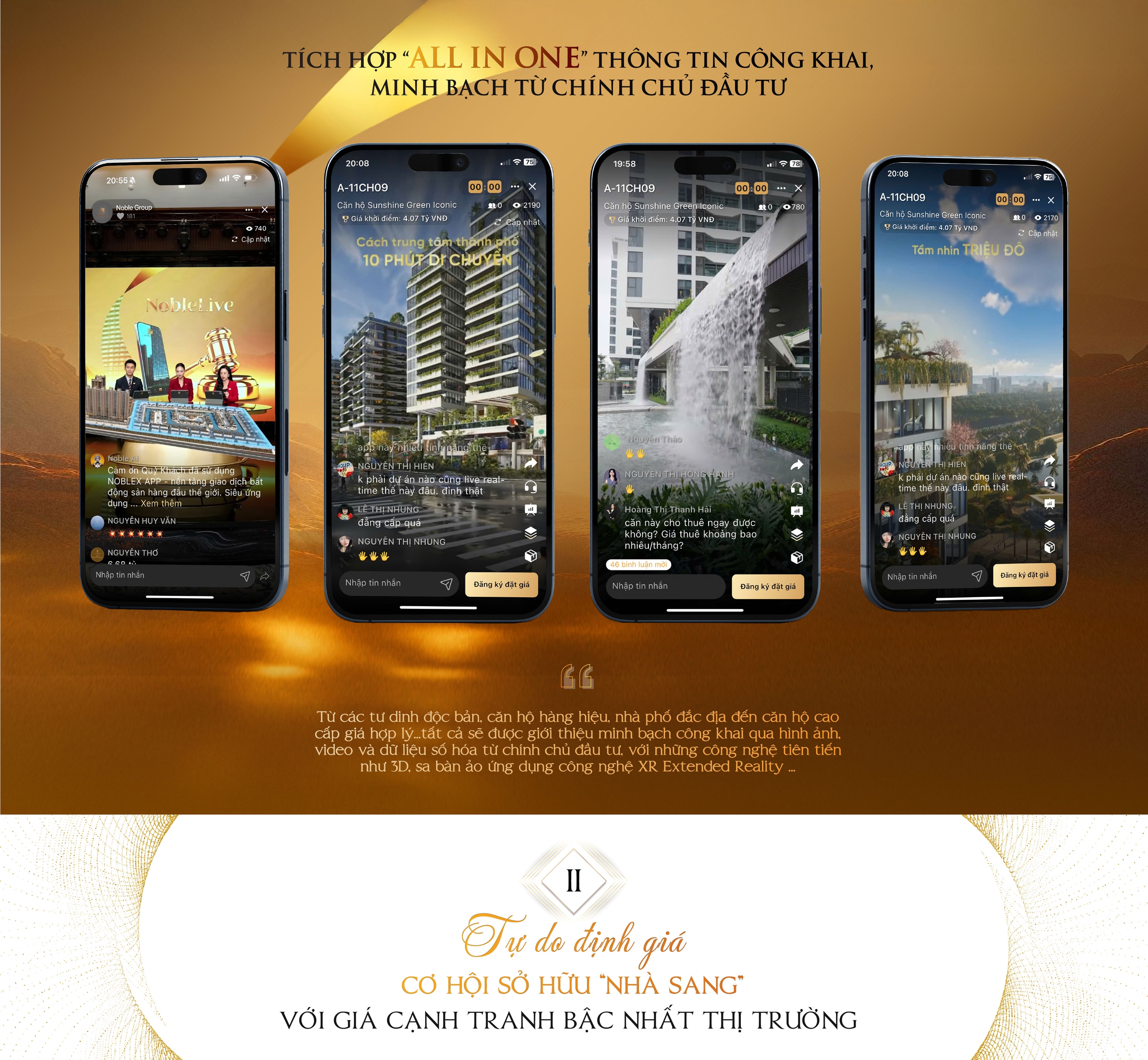 NobleGo - Nền tảng livestream đặt giá mua nhà đầu tiên do người Việt phát triển Tái định nghĩa hành trình tìm kiếm và sở hữu bất động sản trong kỷ nguyên số - Ảnh 5.