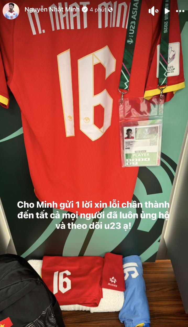 U23 Việt Nam đồng loạt xin lỗi: Cùng nhau chiến thắng, cùng nhau thất bại- Ảnh 4. U23 Việt Nam đồng loạt xin lỗi: Cùng nhau chiến thắng, cùng nhau thất bại- Ảnh 4.