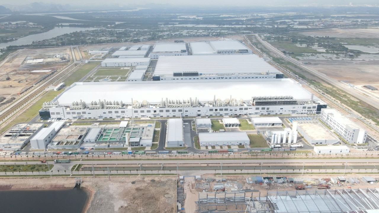 Khu Công nghiệp Sông Khoai, thị xã Quảng Yên, tỉnh Quảng Ninh. Ảnh Y.L Khu Công nghiệp Sông Khoai, thị xã Quảng Yên, tỉnh Quảng Ninh. Ảnh Y.L