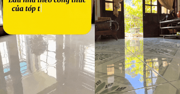 Cận Tết, chị em “nghiện” công thức lau nhà đang lan truyền trên mạng: Sàn bóng loáng, nhà thơm không chịu nổi