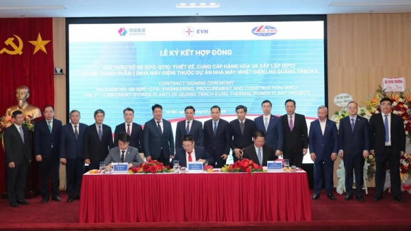 Ký kết Hợp đồng EPC dự án thành phần 1 Nhà máy Nhiệt điện LNG Quảng Trạch II