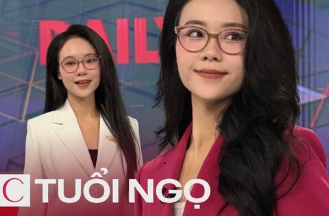 MC tuổi Ngọ xinh đẹp của Vietnam Today: “5 phút trước khi lên sóng là khoảng thời gian thót tim nhất”