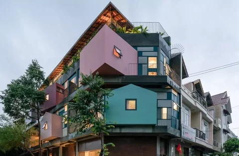 Tổ hợp căn hộ có thiết kế thú vị như những chiếc tổ chim