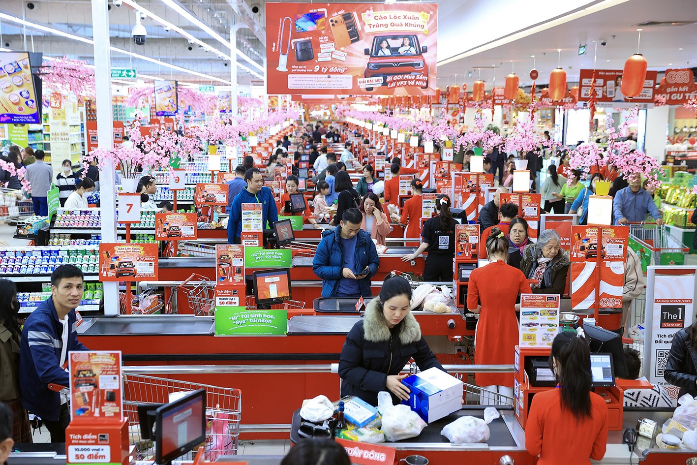 Nhộn nhịp thị trường mua sắm Tết Bính Ngọ