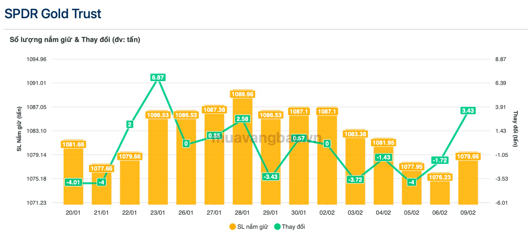 Quỹ vàng lớn nhất thế giới gom hàng tấn vàng trong một ngày- Ảnh 1.