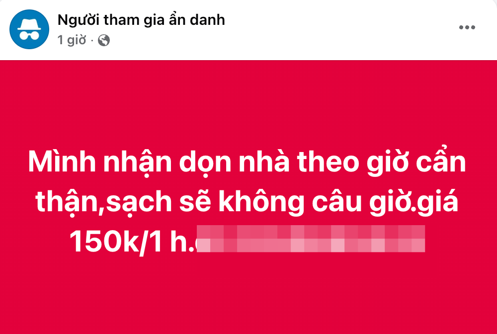 Check giá dịch vụ dọn nhà Tết TP.HCM, Hà Nội: 200.000 đồng/giờ ngày cao điểm, trả 1 triệu/ngày vẫn không có người nhận- Ảnh 1.