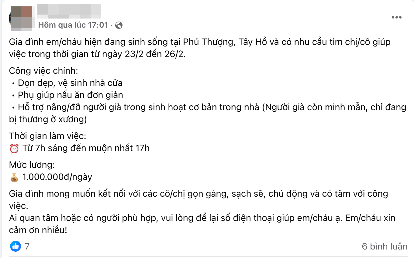 Check giá dịch vụ dọn nhà Tết TP.HCM, Hà Nội: 200.000 đồng/giờ ngày cao điểm, trả 1 triệu/ngày vẫn không có người nhận- Ảnh 6.