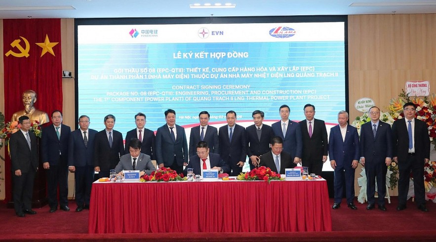 Ký kết Hợp đồng EPC dự án thành phần 1 Nhà máy Nhiệt điện LNG Quảng Trạch II