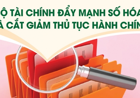 Infographics: Bộ Tài chính đẩy mạnh số hóa và cắt giảm thủ tục hành chính