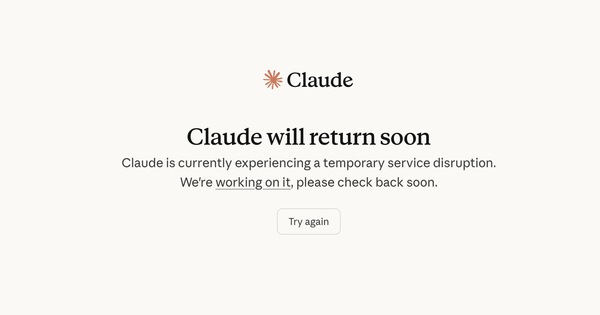 AI Claude “sập” diện rộng, ảnh hưởng hàng trăm triệu người dùng