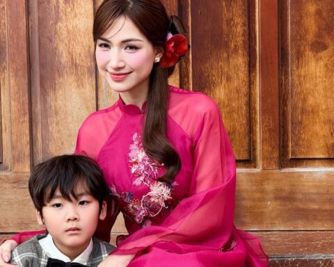 Con trai Hoà Minzy: “Bố Cương yêu thương con nhất và con cũng yêu bố nhất”