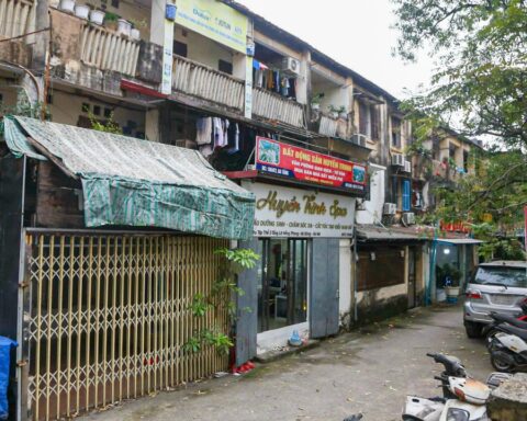 Cận cảnh khu tập thể hơn 40 năm ở Hà Nội sắp được thay bằng 3 tòa nhà 34 tầng