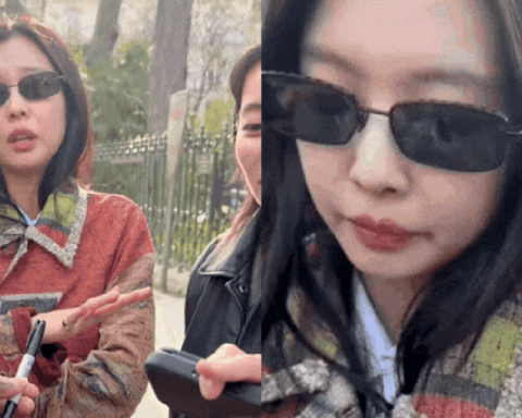 Jennie căng ra mặt, bất lực cầu xin một người đàn ông giữa phố: “Hãy cho tôi được yên, làm ơn đi”