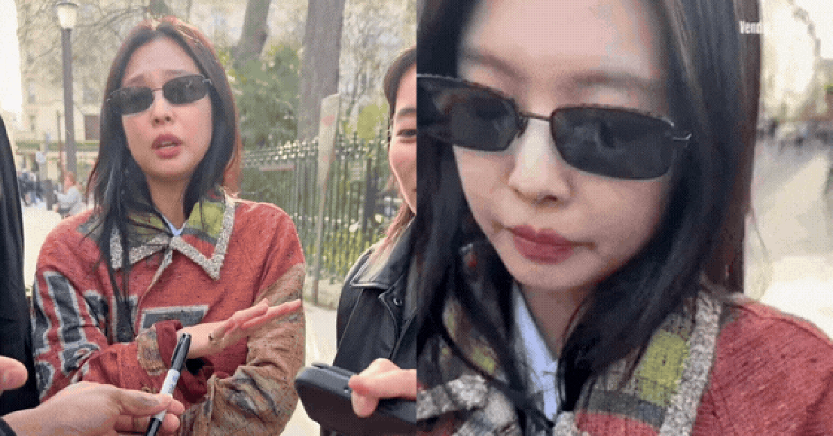 Jennie căng ra mặt, bất lực cầu xin một người đàn ông giữa phố: “Hãy cho tôi được yên, làm ơn đi”