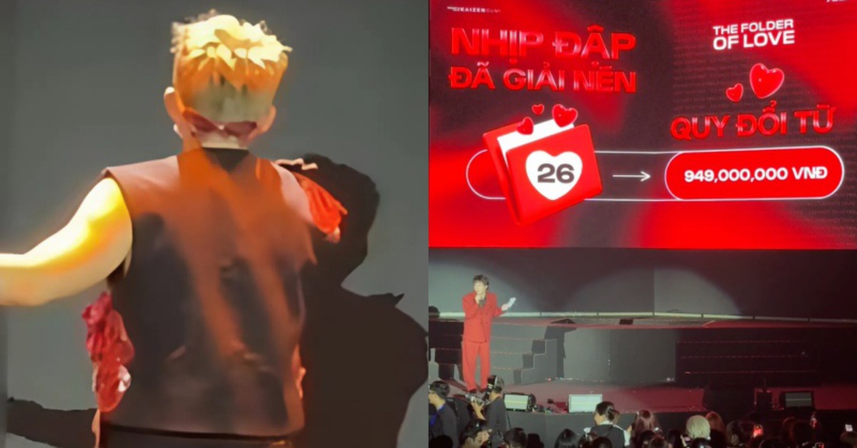 Nam ca sĩ Vbiz kêu gọi cả 949 triệu đồng trong 1 show, cứu sống 26 trái tim bệnh nhi