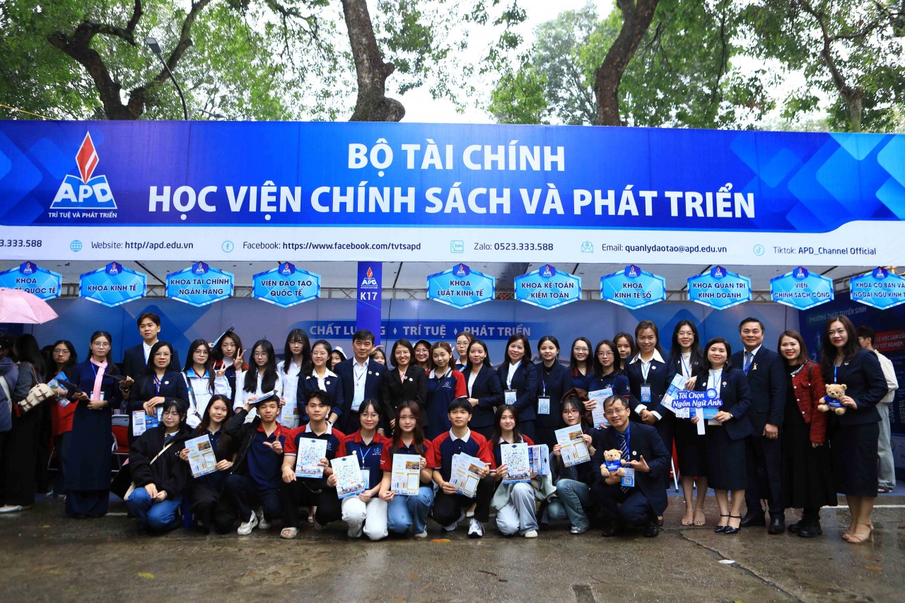 Học viện Chính sách và Phát triển đồng hành cùng học sinh tại Ngày hội Tư vấn tuyển sinh – Hướng nghiệp 2026 Học viện Chính sách và Phát triển đồng hành cùng học sinh tại Ngày hội Tư vấn tuyển sinh – Hướng nghiệp 2026