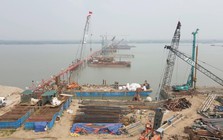 Đủ mặt bằng sạch, dự án cầu Hồng Hà vượt tiến độ