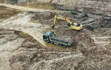 Bên trong đại công trường thi công hồ điều hoà rộng hơn 36 ha