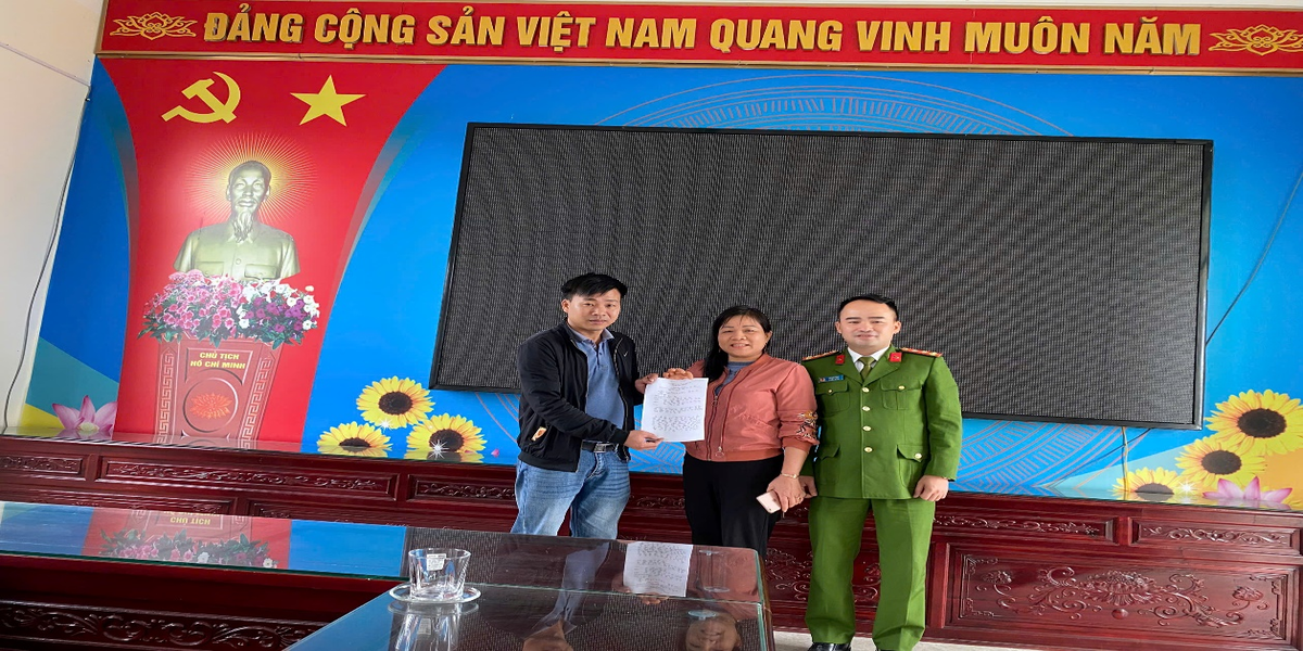 Công an cảnh báo tới người dân có tiền vào tài khoản với nội dung sau - Ảnh 1.