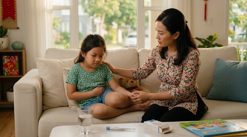 Vì sao trẻ thường xuyên đau bụng dù đi khám không ra bệnh?- Ảnh 1.