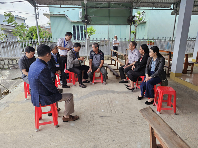 Đoàn giám sát Đoàn chỉ đạo, giám sát của Cục Thống kê, Bộ Tài chính đã làm việc và giám sát công tác Tổng điều tra kinh tế năm 2026 tại địa bàn phường Quy Nhơn Đông, tỉnh Gia Lai