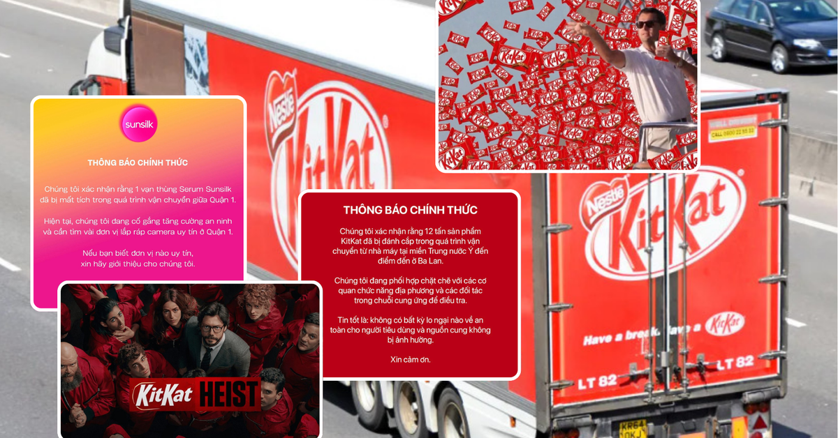 Vì sao thông báo bị cướp 12 tấn KitKat hot toàn cầu? Sunsilk, Vietnam Airlines,… cũng nhanh chóng “thông báo khẩn”: Sự duyên dáng của “khối content”