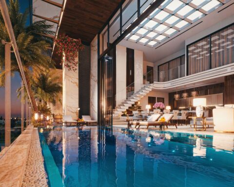 Nghệ thuật chế tác không gian từ những vật liệu tinh tuyển tại Noble Crystal Long Bien