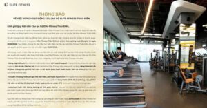 Elite Fitness xin lỗi, bất ngờ thay đổi trong thông báo đóng cửa chi nhánh cuối cùng tại TP.HCM