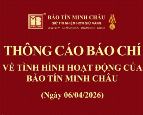 Bảo Tín Minh Châu chính thức lên tiếng sau thông tin khởi tố cha con ông Vũ Minh Châu