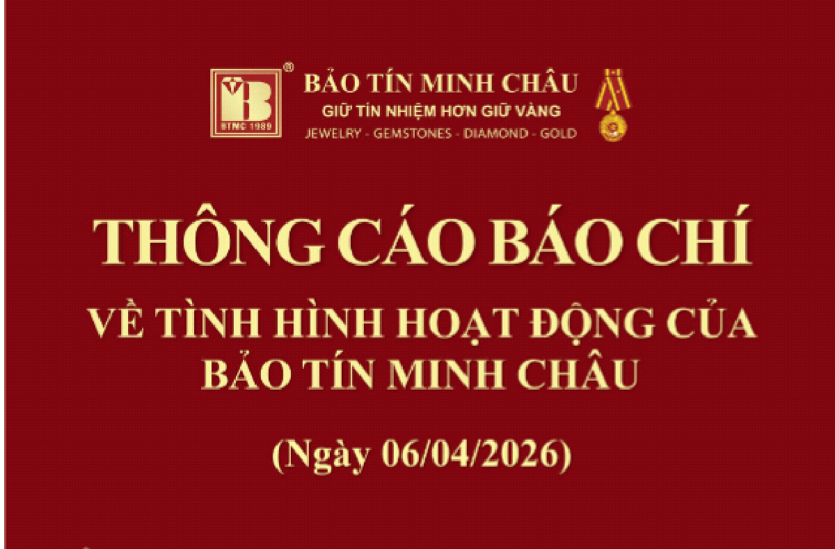 Bảo Tín Minh Châu chính thức lên tiếng sau thông tin khởi tố cha con ông Vũ Minh Châu